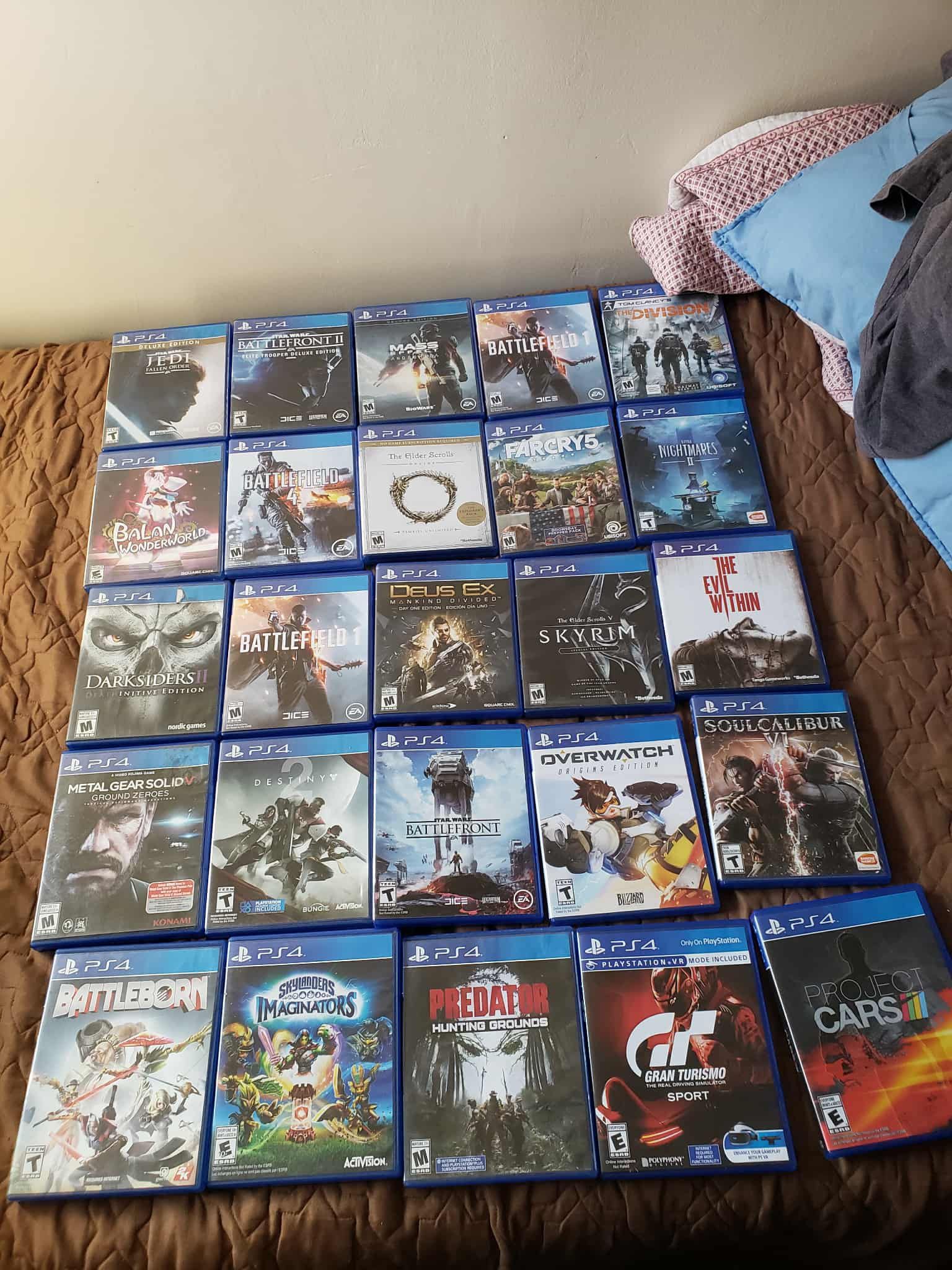 8 Great Games for $100!.. 3 Games for $50! OR $20! Each game... oh you want $10 game only old sports 2014 to 2017 can be play PS5 PS4 Playstation 4 Fr