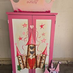 Girls Dress Up Princess Wardrobe - 52" High x 31" Wide  x 19" De