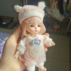 Bjd 1/8 With Face-Up And Clothes