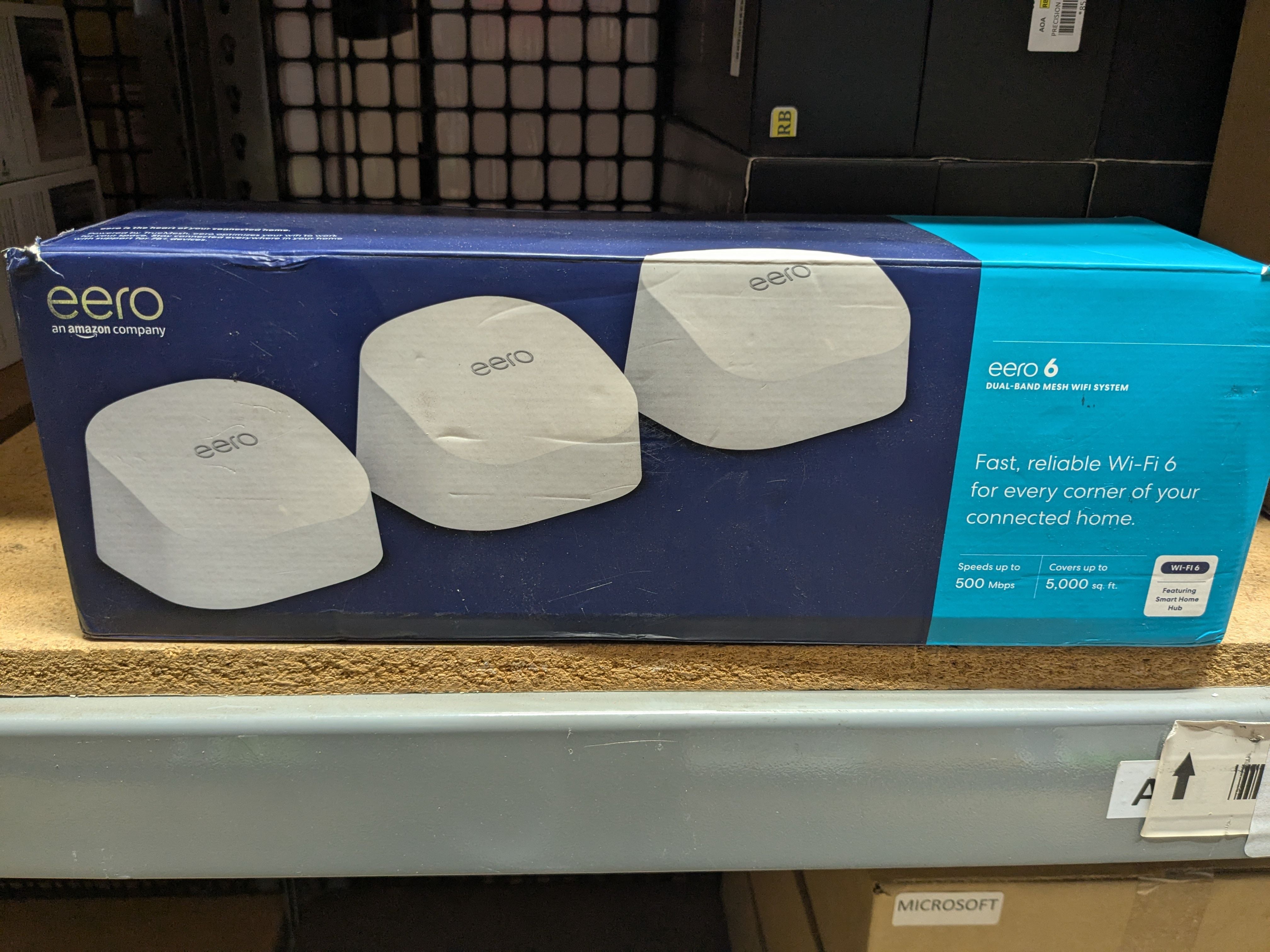 eero - 6 Dual-band Mesh Wi-Fi 6 System (3-pack) - White