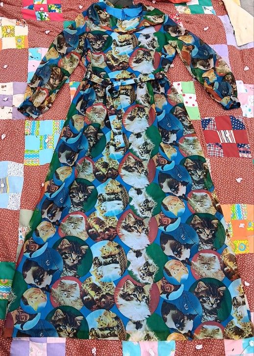 1ofakind Handmade Amazing CAT DRESS!