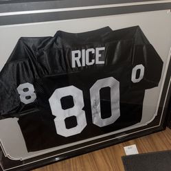 signed jerry rice oakland jersey 