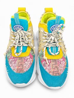 Versace sneakers chain reaction size 10.5 women  9 men