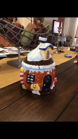 M&Ms candy jar