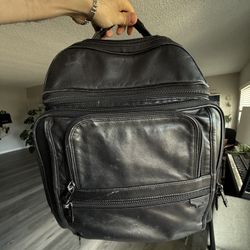 Vintage Napa Leather Tumi Backpack