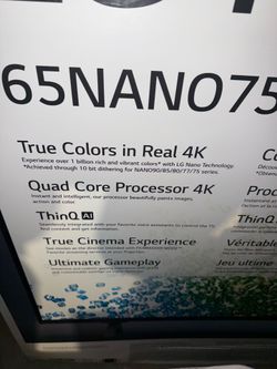 65” LG TV