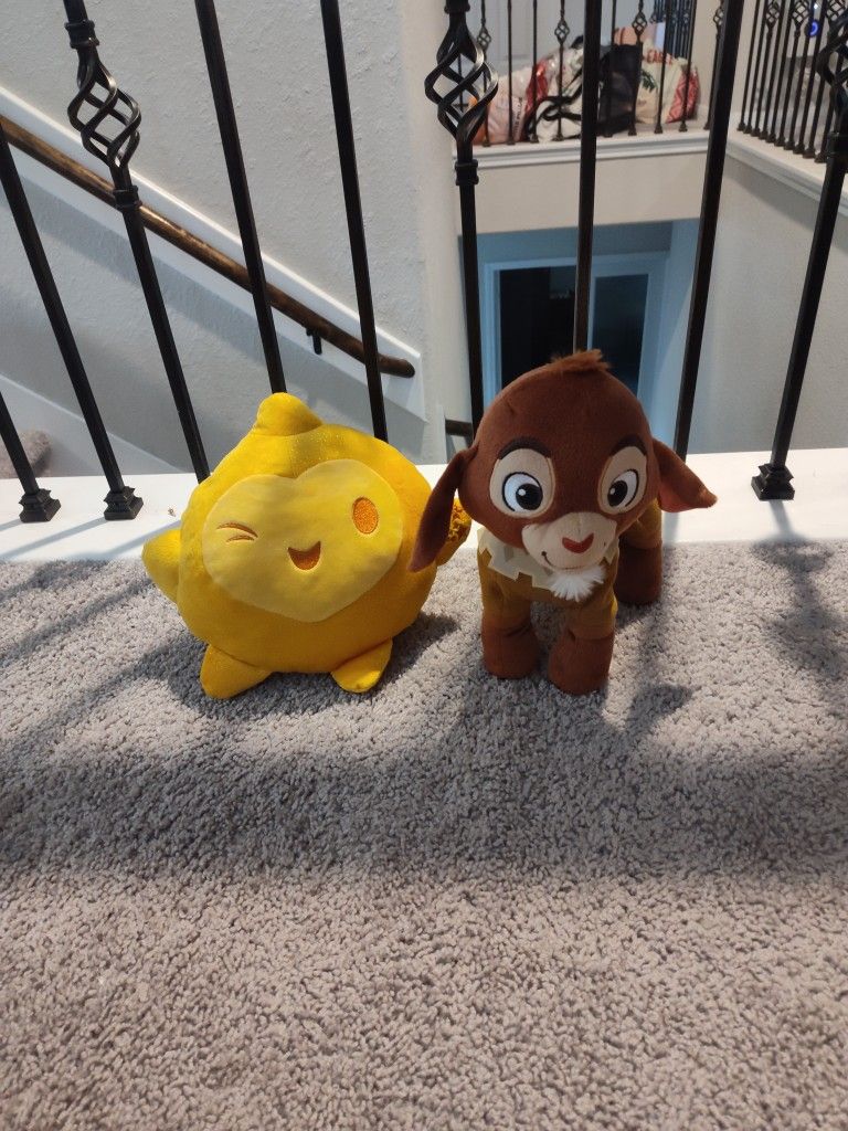 Disney Star and goat stuffed animal from wish