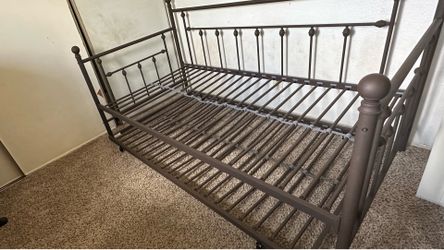 Twin Bed Frame with Roll Out