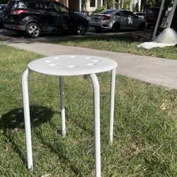 Ikea White Stool 