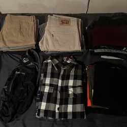 Clothes For Sale (Levi’s, Vans, Nike, Adidas, Aero Apostle, Old Navy, DC)