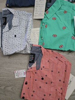 Kids button shirts