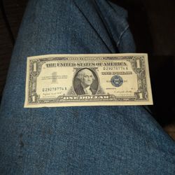 $1 Silver Cert- ($14)