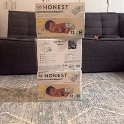 New In Box Honest Diapers 