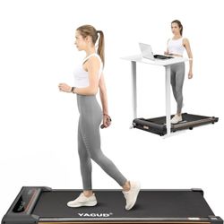 Portable Under Desk Treadmill with Remote Control and LED Display, Walking Jogging Running Machine