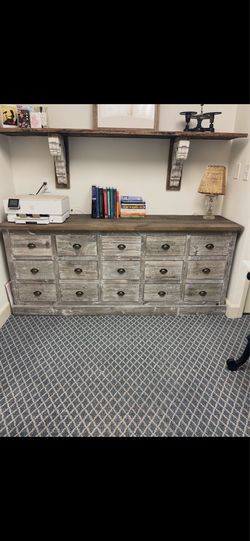 Beautiful French 15 drawer sideboard - $400