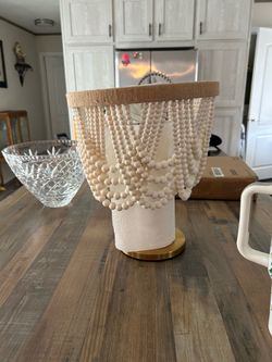 Beautiful beaded ceiling light