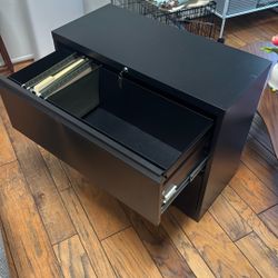 Wide File Cabinet - 2 Drawer 