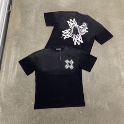 Amiri MA Quad Snake Logo Tees