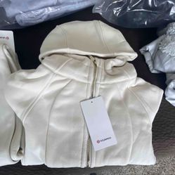 Vanilla White LuluLemon Hoodie 