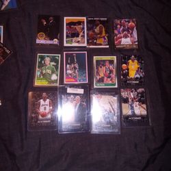 Lakers Kobe Magic And Larry Bird Cards