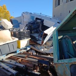 Six-cylinder Mercruiser Complete Back Half Of The Boat Comes With It It Does Run
