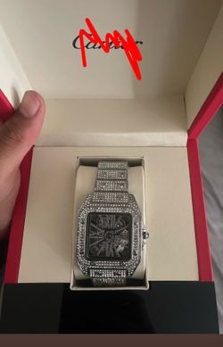 Men’s luxury iced out watch