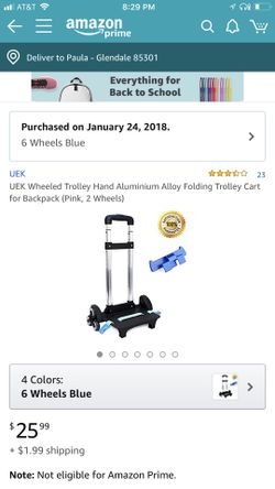 Kids Backpack 🎒 folding trolley