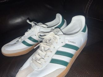 Adidas Samba White Green Sneakers