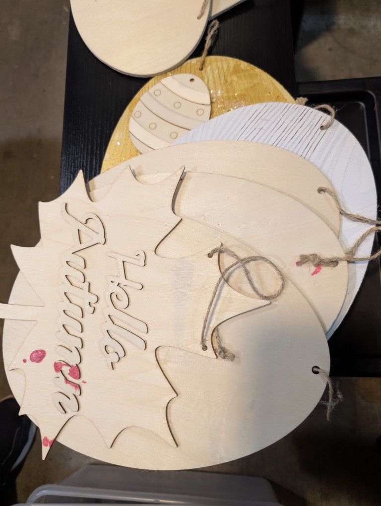 Wooden Cut Out Shapes Assortment