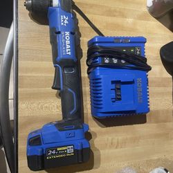 Kobalt 24v 90 Drill With 4 Ah Battery And Charger $100 Fifm In N Lakeland 