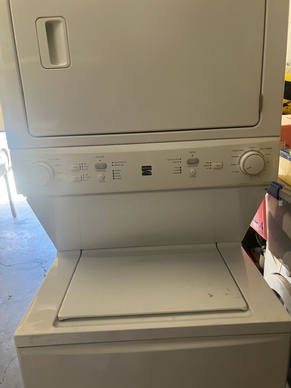 kenmore Washer and Electric Dryer Combo 