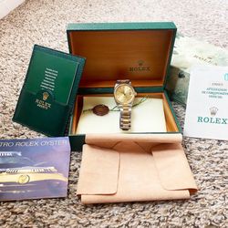 Rolex Date 15223 Gold And Steel