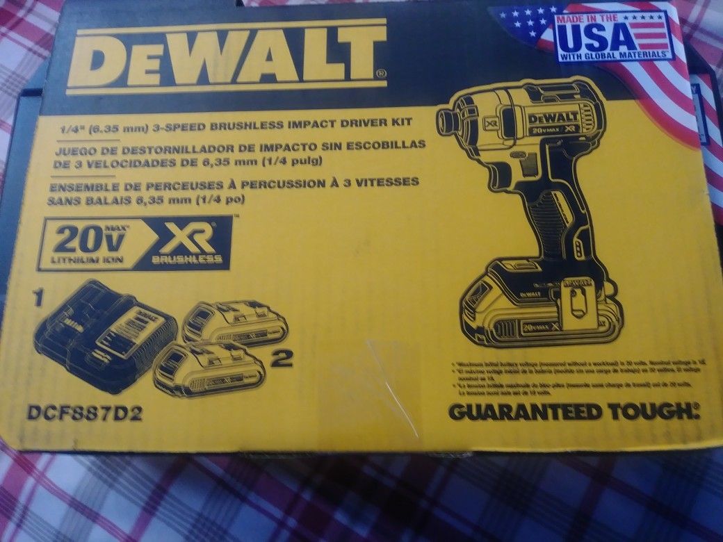 Dewalt impact 20 v 3 speed