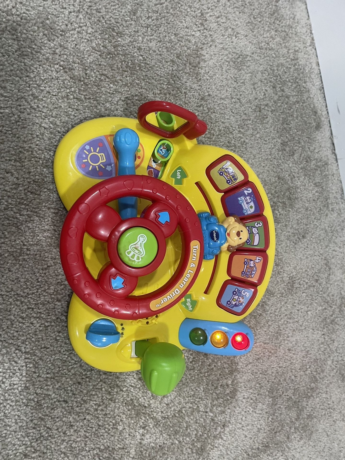 Vtech- Steering Wheel Toy, Turn And Learn