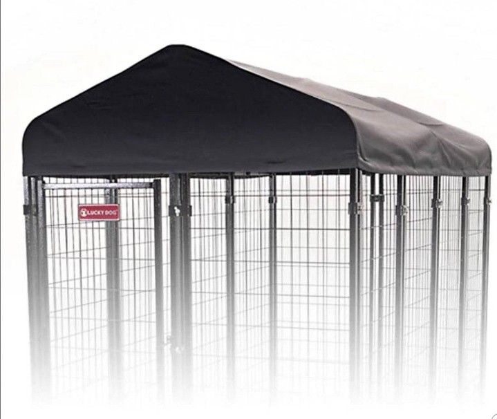 Lucky Dog Canopy Kennel Cover, 8"X8"