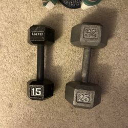 Cast Iron Dumbbells 