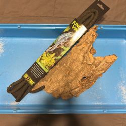 Cork Bark & ExoTerra Jungle Vine