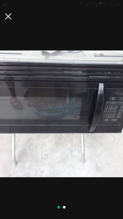 Black Over Range Microwave