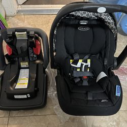 Graco Infant Car Seat and Graco Seat Base 