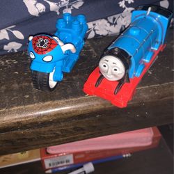 Toy Train And Spider-Man Bike For Lego Dupo