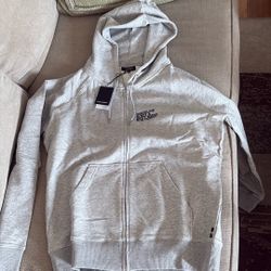 (New) Ron Dorff Gray Zip-Up Hoodie