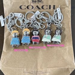 New  coach Disney princess Bear Bag  Charm  $25 each serious buyers only 