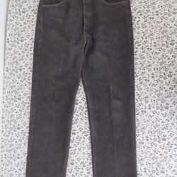 Vintage LEVI'S (contact info removed) Faded Black Denim Jeans 34X30 (33"X30" Actual) USA