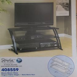 Deco panel TV stand ,black new Inbox.