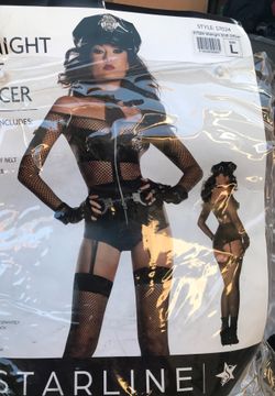 Girls shift officer costume