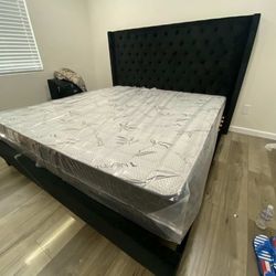 Queen Size Bed Frame With Mattress Included 