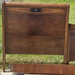 Antique Twin Bed - Headboard And Footboard
