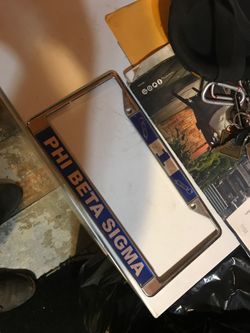 Phi Beta Sigma license plate