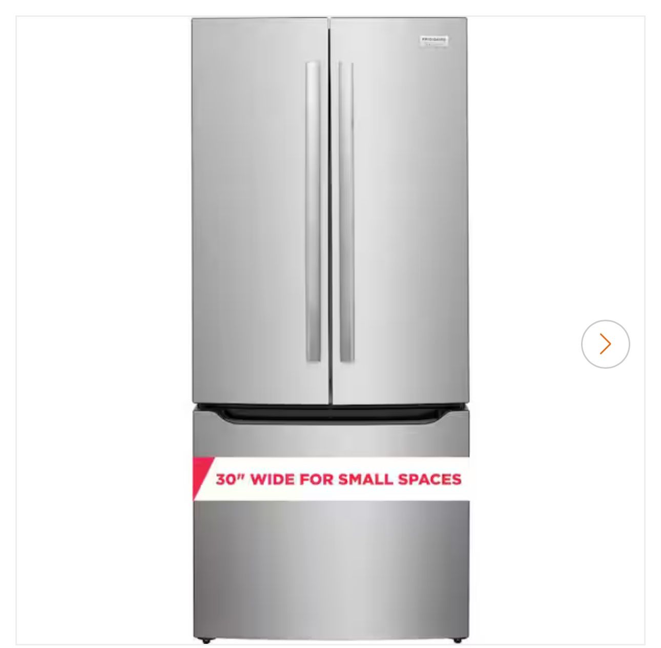 Gallery 30 in. 20 cu. ft. Counter Depth French Door Refrigerator in