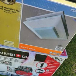 Bathroom Fan With Light Brand New 